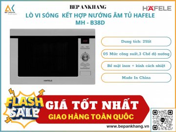 LÒ VI SÓNG  KẾT HỢP NƯỚNG ÂM TỦ HAFELE  MH - B38D 538.31.200